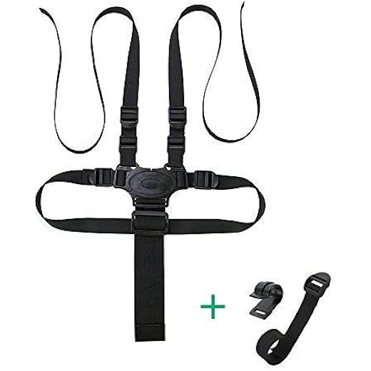 Topwon 5 Point Harness Baby Chair Stroller Safety Belt Pram Buggy Strap for Children High Chair/Pushchair/Booster Replacement…