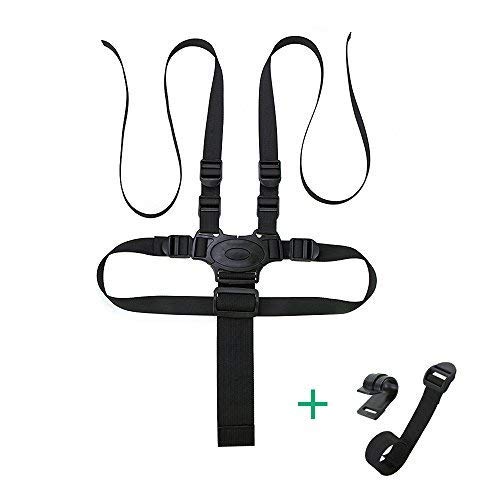Topwon 5 Point Harness Baby Chair Stroller Safety Belt Pram Buggy Strap for Children High Chair/Pushchair/Booster Replacement…