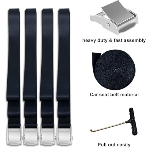 image for Eurmax USA Trampoline Stakes Heavy Duty Trampoline Parts Corkscrew Sha