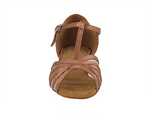 Very Fine Women's Ballroom Dance Shoes Salsa Latin Practice Dance Shoes Black Scale & Black Mesh 1" Heel3