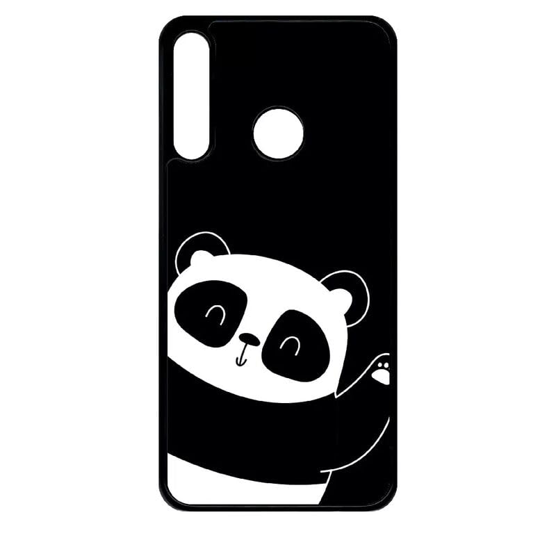 Générique Coque pour Huawei p40 Lite-e - Hello Panda - Noir