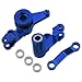 HobbyPark Aluminum Steering Bellcranks and Servo Saver Set w/Bearings For Traxxas 1/10 Slash 4x4 Hop-Up Upgrade Parts Navy Blue