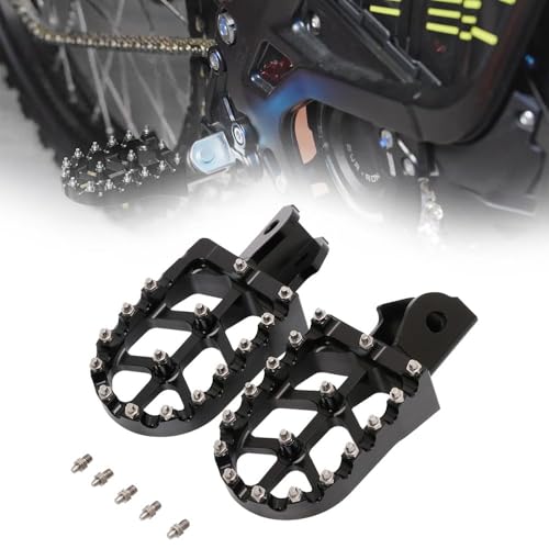QIZUN 1 Par Estriberas Moto para 1200 Low 2005-2010, Reposapiés de Motocross Pedales de Carreras Antideslizantes Accesorios de Repuesto Moto Kit