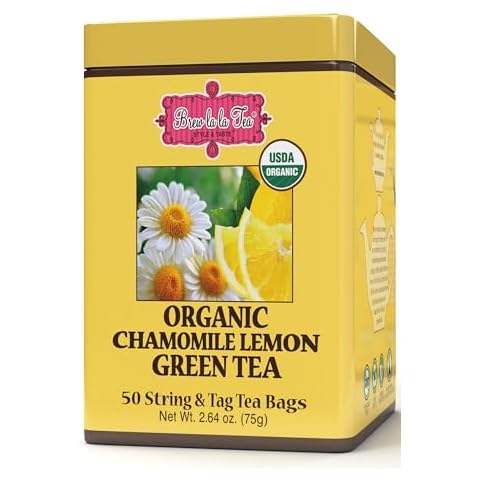 Brew La La Organic Green Tea - Chamomile Lemon Flavor Cover