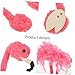 Flamingo Doll Plush String Puppet 22.4 Inch Interactive Pink & Green Marionette Toy for Kids Handcrafted Soft Plush Animal Puppet for Play Performance Storytelling