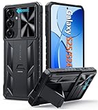 FNTCASE for Samsung Galaxy S25 Case: for Galaxy S24 Case Military Grade Drop Protection Cell Phone Cover with Kickstand & Slide | Heavy Duty Rugged Bumper Textured Protector (Black)