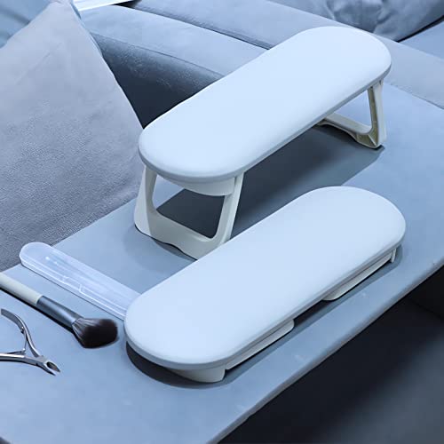 Foldable Nail Arm Rest, Pu Leather Nail Hand Rest For Nails Tech With Table Mat, Soft Hand Rest Stand For Acrylic Nail Hand Pillow For Nail Tech Use Nail Salon Manicure Table #TOP5