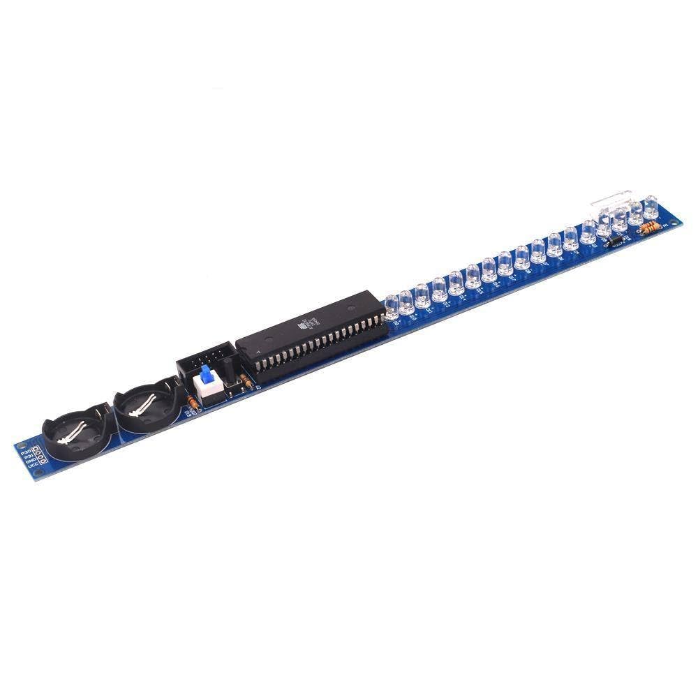 16LED Rocking Stick Electronic Kit Transparent Shell MCU POV Production DIY Training Parts Flashing Bar?no Battery?