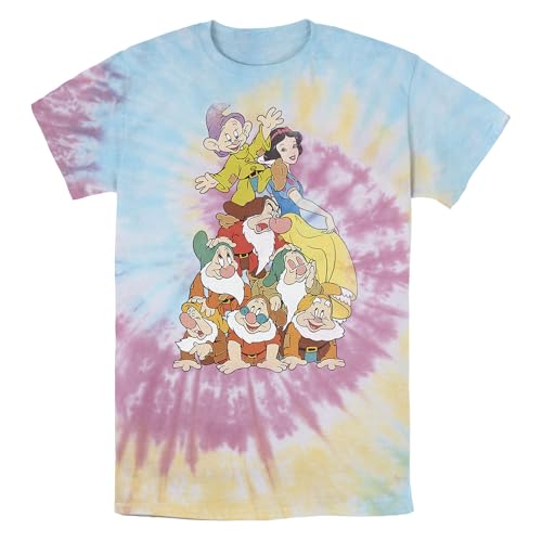 Disney Squad T-Shirt Homme Pile Naine col rond vêtement coton graphique