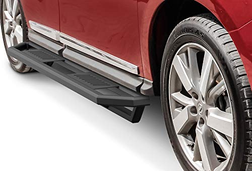 Estribos laterales APS 6.5in aluminio compatibles Nissan Pathfinder 2013-21 miniatura 4
