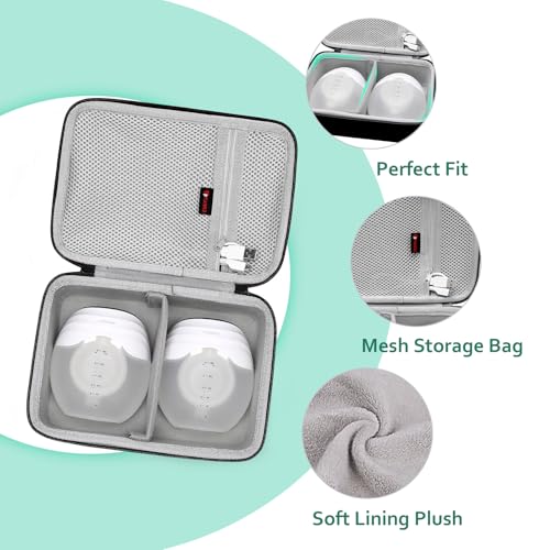 XANAD Hard Case for Momcozy S12 Pro / S12Pro / S9 / Momcousy Wearable Breast Pump Suitable for Storage