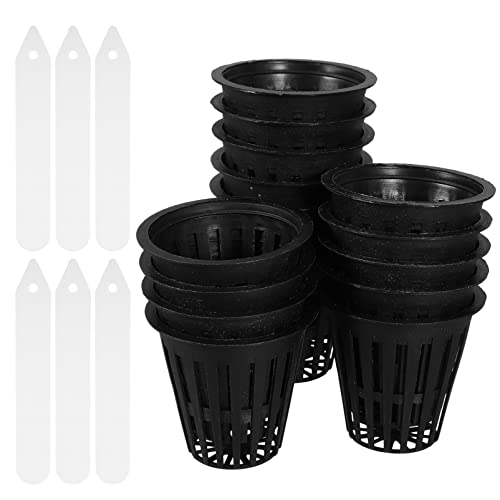 Gatuida Cestas De Control De Raíces Cuenco De Transpirable para Hidroponía Macetas De Plástico con Malla para Jardín Macetas De Malla para Plantas