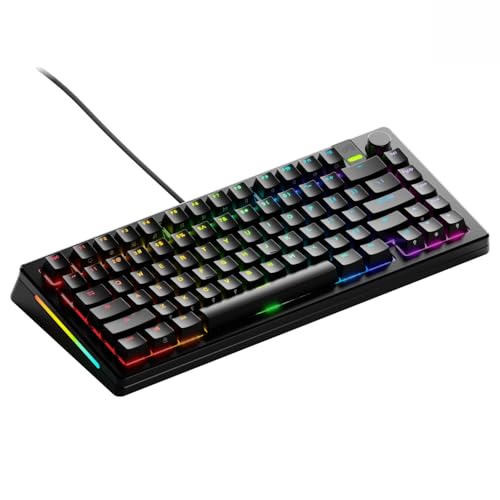 Image of Glorious Gaming - GMMK 3 PRO: Custom Mechanical Keyboard, 75% Tenkeyless Keyboard, Modular Aluminum Body & Gasket System, Hotswappable MX Switches, Sound Dampening Foam, Custom Keycaps, ANSI (Black)