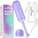 Easy@Home Portable Peri Bottle for Postpartum & Perineal Care: Handheld Bidet Perfect for Personal Hygiene Cleaning & Travel Friendly | 380ml Leakproof & Convenient Design | BPA-Free | EPB-01 Purple