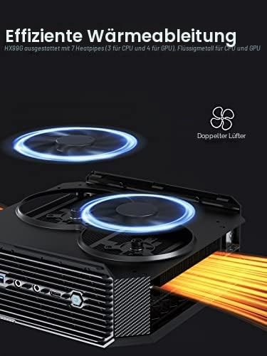 MINIS FORUM HX77G Mini PC, AMD Ryzen 7 7735HS 8 Core 16 Threads