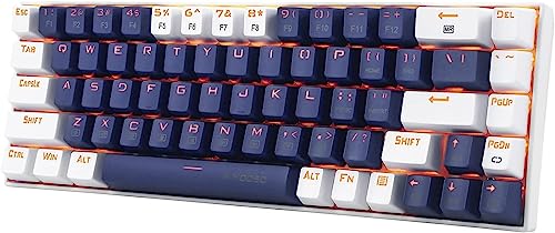 Amazon | E-YOOSOゲーミングキーボード68キー 青軸メカニカル