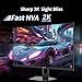 KTC 27'' 240hz Gaming Monitor 1440p(2560× 1440) 144Hz 1ms Fast HVA HDR400 130% sRGB HDMI & DisplayPort AdaptiveSync VESA Tilt Eye Care