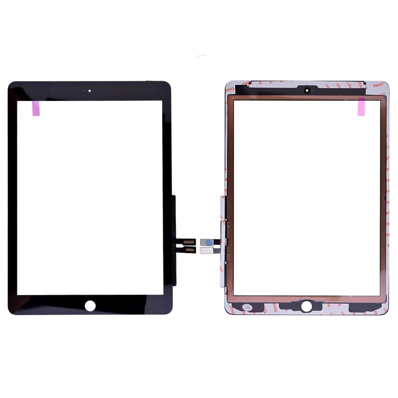 ePartSolution for iPad 6 Touch Screen Glass Digitizer Lens Replacement for iPad 6th Generation 2018 Ver. A1893 A1954 USA (Black)