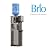 Brio Limited Edition Top Loading Water Cooler Dispenser - Black Stainless Steel - Hot & Cold Water, Child Safety Lock, Holds 3 or 5 Gallon Bottles - UL/Energy Star Approved
