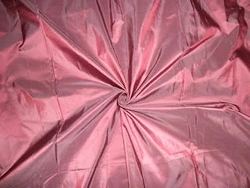 Tissu Taffetas 100 % Pure Soie Rouge Givré, une étoffe de luxe signée Les Tissus