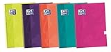 Color Coral Oxford Touch - Cuaderno espiral tapa extradura, Fº, 4 x 4 c/m, color coral