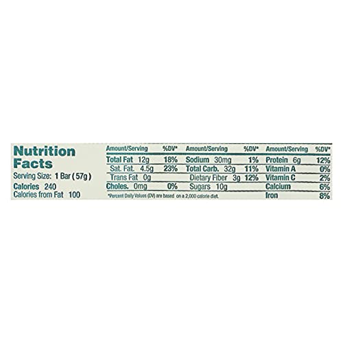 GoMacro Organic Macrobar, barra de 2 oz, sabor chocolate, pack x12 miniatura 2