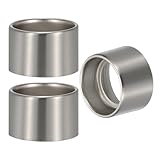 PATIKIL Light Socket Shade Ring, 3pcs E26 E27 Medium Base Metal Sockets Lock Ceramic/Porcelain Sockets with Thread Diameter 1-1/2 Inches for Hanging Lamp Holder, Nickel 35mm / 1.38'