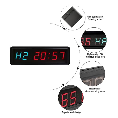 Cronómetro digital programable 3 pulgadas para gimnasio miniatura 5