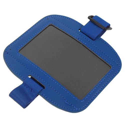ZUNOXAZ Badge Arm Band Motorcycle Id Card Holder Id Card Sleeve Badge Holder for Men Armband Blue