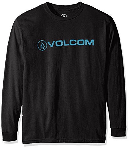Volcom Big Boys’ Stone Logo T-Shirts, Black, X-Large