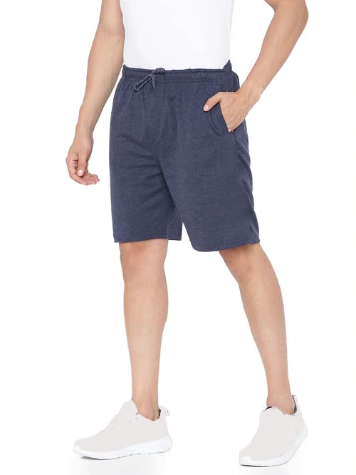 Image of KART BLACK Plus Sizes Men's Cotton Knee Length Shorts(M,L,XL,XXL,3XL,4XL,5XL Shorts) | Casual and Night Wear Mens Shorts