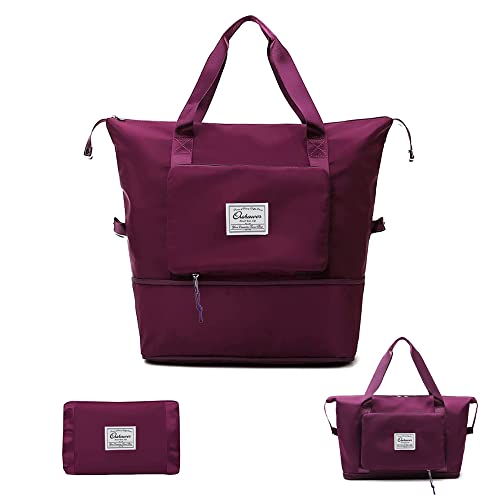 Orshawer Large Capacity Folding Travel Bag, Portable Lightweight Carry on Luggage Bags, Waterproof...