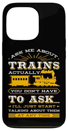 iPhone 13 Pro Train Rail Transport Freight Railway Steam Locomotive Case