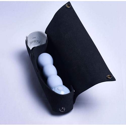 rimba Sex Gerte 50 cm leer zwart-zilver - Afbeelding 6