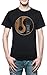 Vendax Yin Yang Guitarra Camiseta Hombre Negro 3XL