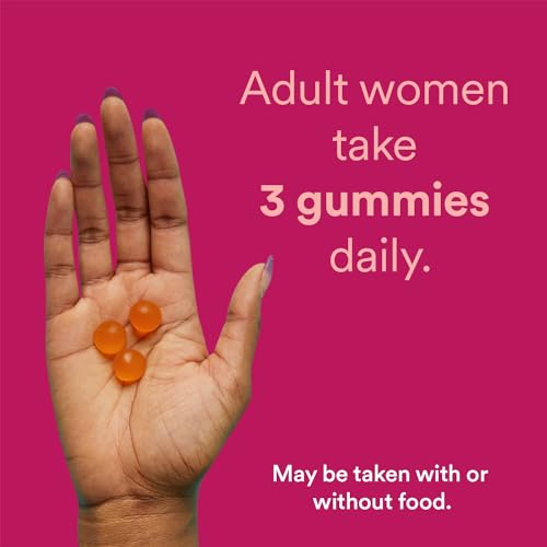 SmartyPants Women's Multivitamin Gummies, Sugar Free: Biotin, Methylfolate, Omega 3 (ALA), Vitamin D3, C, Vitamin B12, B6, A, K & Zinc, Inositol, Gluten Free, 60 Count (20 Day Supply) - image 6