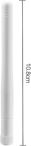 Miniatura 6 de Bingfu Antena WiFi externa RP-SMA 2.4 GHz 5 GHz 5.8 GHz 3dBi Antena inalámbrica de doble banda reemplazo para enrutador WiFi seguridad cámara IP