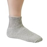 davido Diabetic Mens Socks ankle/quarter made in Italy 100% cotton 6 pairs