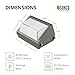 Sunco 6 Pack 80W LED Wall Pack Outdoor Industrial Dimmable Waterproof Commercial Grade Security Warehouse Super Bright Parking Lot Lighting, 7600 Lumens 5000K Daylight, AC120-277V