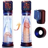Elektrische Penis Set Vakuumpumpe Masturbieren Sex Toys für Männer mit 10 Saugmodi & LED-Anzeige für das Erektionstraining Vakuum Penispumpen zur Penisvergrößerung und Erektion Sexspielzeug