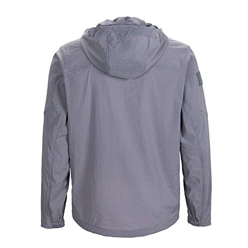 EXCELLENT ELITE SPANKER Men's Lightweight Zip Waterproof Windbreaker Jacket Active Hooded Packable Jacket Trench Coats2