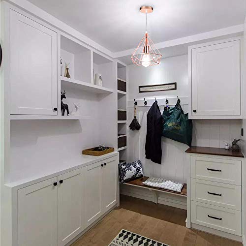 IDEGU Lampadario moderno Gabbia E27 Sospensione