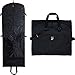 66 Inch Trifold Travel Garment Bag with 7 pockets | Extra Long Women Dress, Wedding, Formal, Evening, Ball Gown | Hanging, Breathable, Foldable | Full Length Traveling Carry On for Clothes