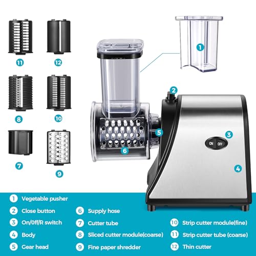 Homdox Electric Cheese Grater thumbnail 9