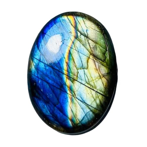 Labradorite violette naturelle cabochon 29x21mm : fini les pierres ternes pour vos bijoux