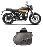 Misure 32x42x15cm WinNet Borse Laterali valigie da Moto Rigide in Pelle rigida Bisacce Stile Custom compatibili con Honda CB35OS CB 350 S 350S custom