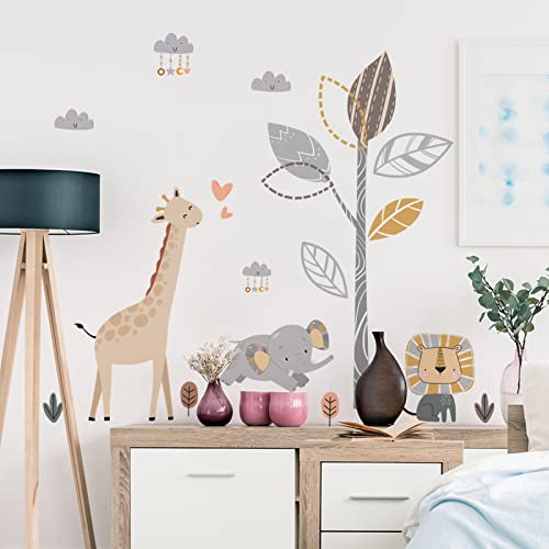 Vinilos adhesivos infantiles con animales de bosque adorables miniatura 3