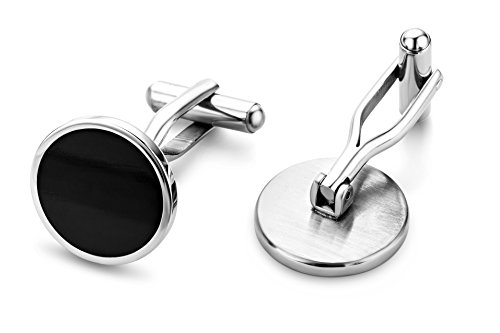 Preisvergleich Produktbild Miore Herren-Manschettenknöpfe hochwertiger Edelstahl