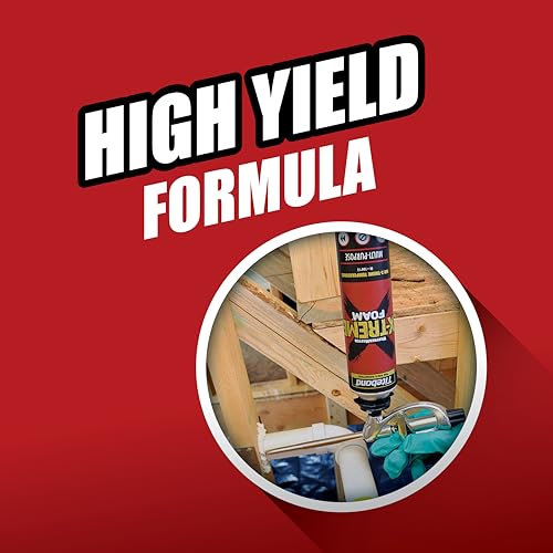 Image of Titebond X-TREME Multi-Purpose Foam 12 Oz. - Triple Expansion, Low-Pressure Polyurethane Sealant for Sealing Cracks & Voids, High-Yield, Moisture-Cured - 8521