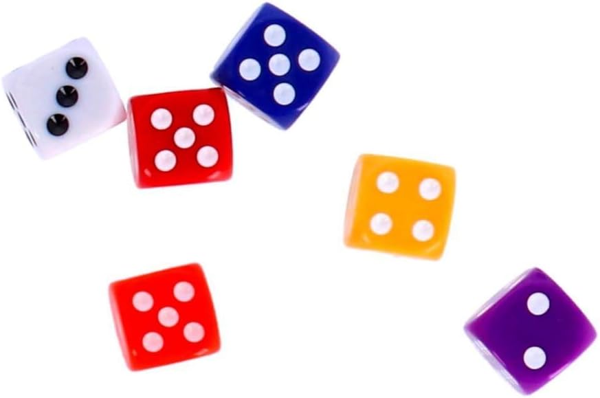 Grafix 4-in-1 Dice Game: 4 Exciting Variants, 7 Dice, 4 Score Blocks + 6 Markers - Ages 5+